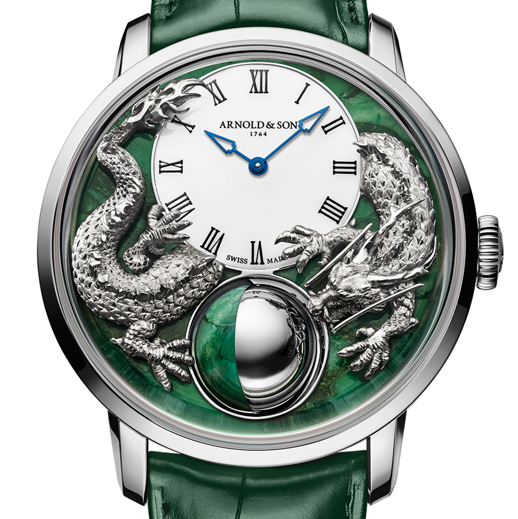 Arnold & Son Luna Magna Platinum Dragon & Verdite