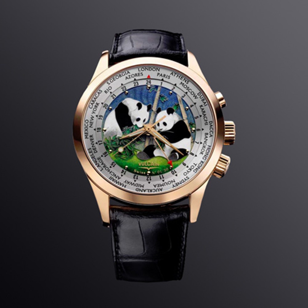 Vulcain, Aviator GMT Email Cloisonné 