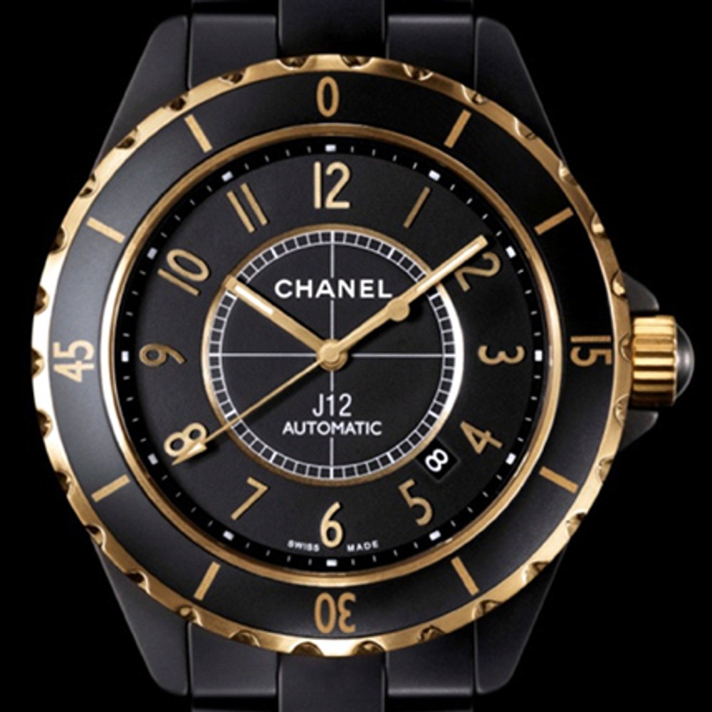 Chanel shop j12 gold