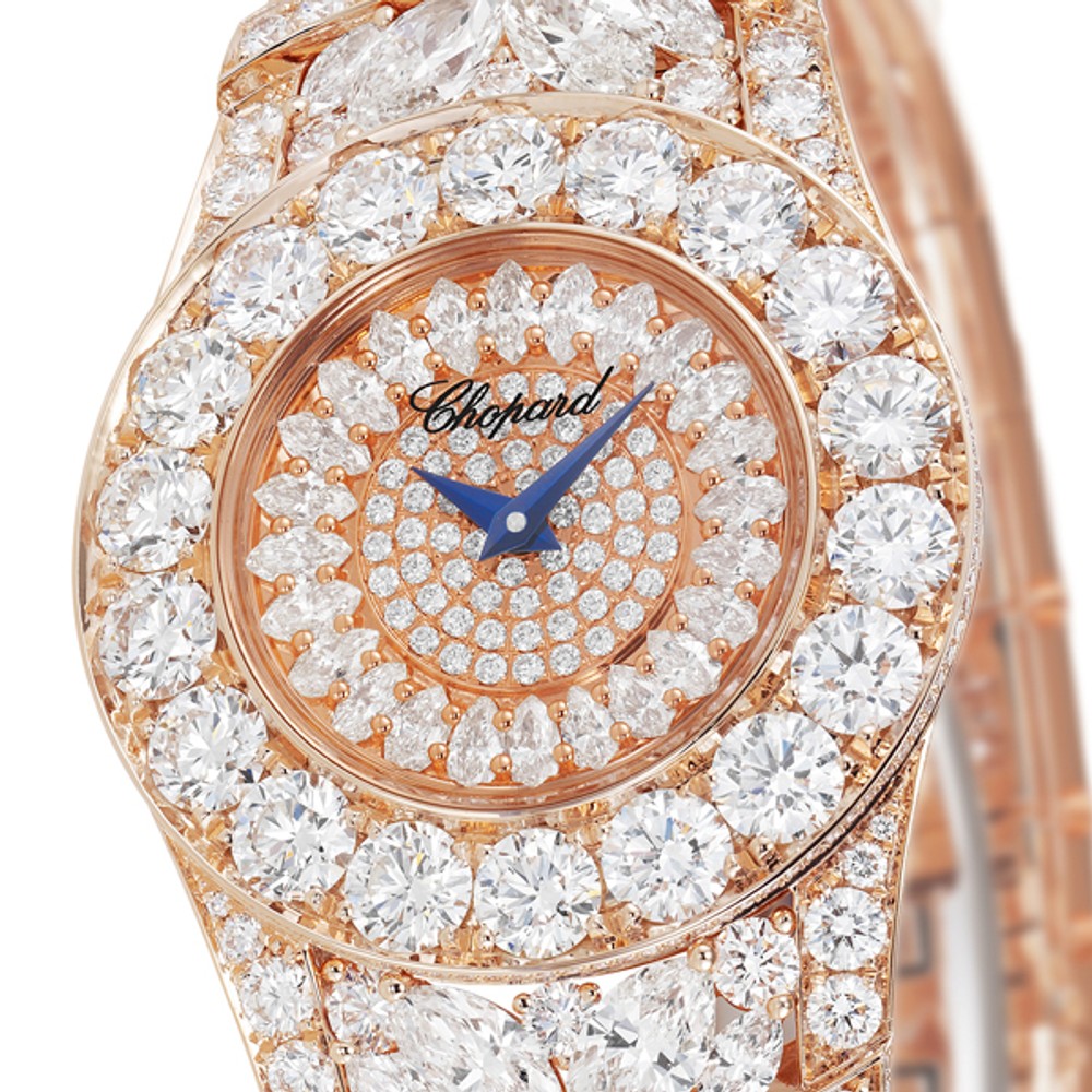 Chopard full diamond discount watch