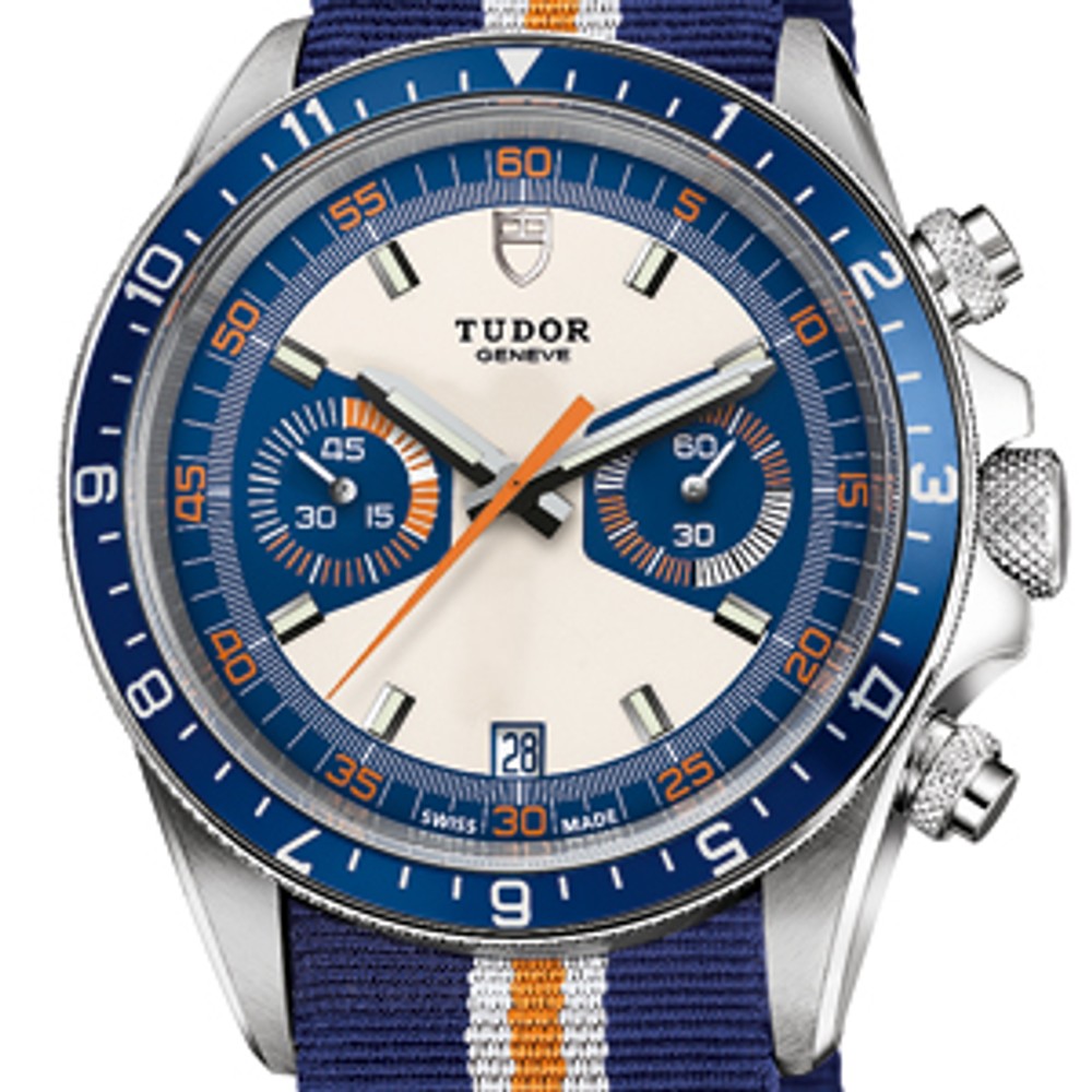 Tudor heritage chrono online blue for sale