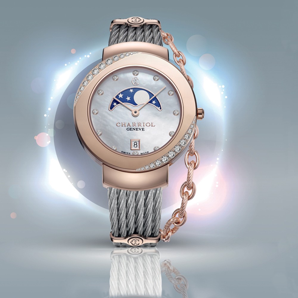 Charriol 時計 ST-TROPEZ ST-TROPEZ-GLITTERS-30MM-QUARTZ