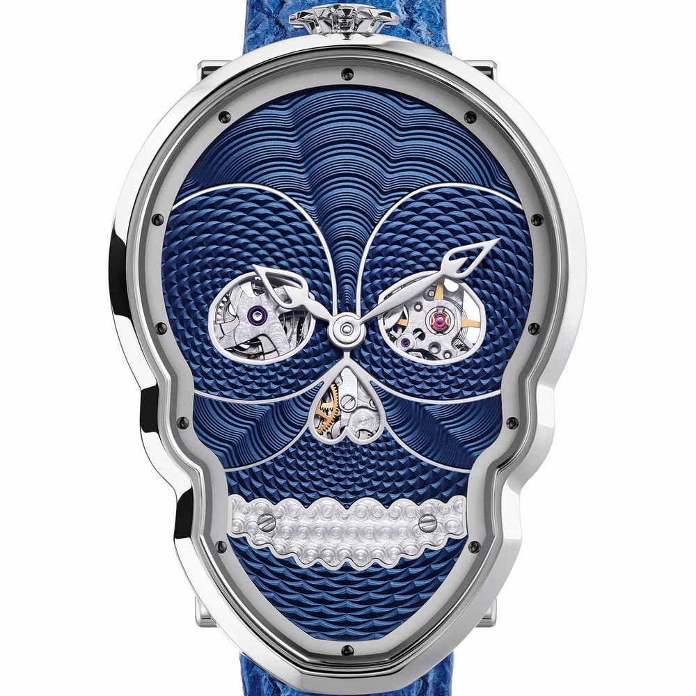 Fiona Krüger Timepieces, Petit Skull (Blue) | GPHG