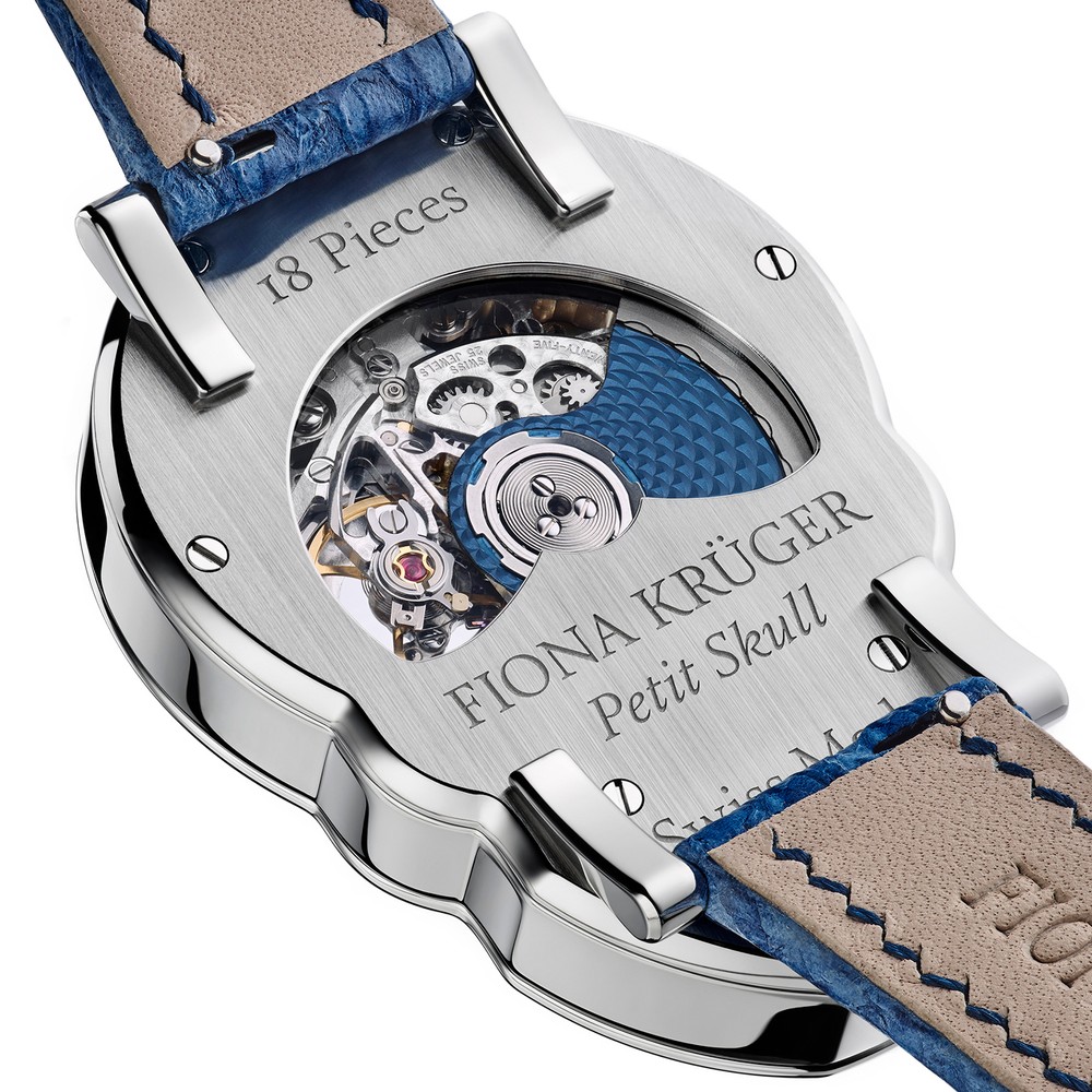 Fiona Krüger Timepieces, Petit Skull (Blue) | GPHG