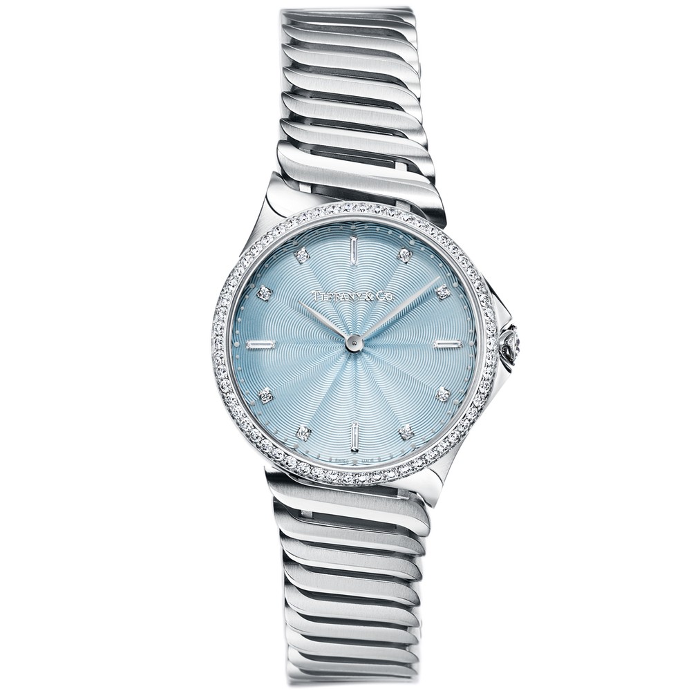 TIFFANY&Co. metro 2 hand 60874859 8P diamond Silver Dial Quartz Ladies_897282 Tiffany Metro 2-Hand 28mm, Ref 60874875, Ladies, St Steel  main image 4
