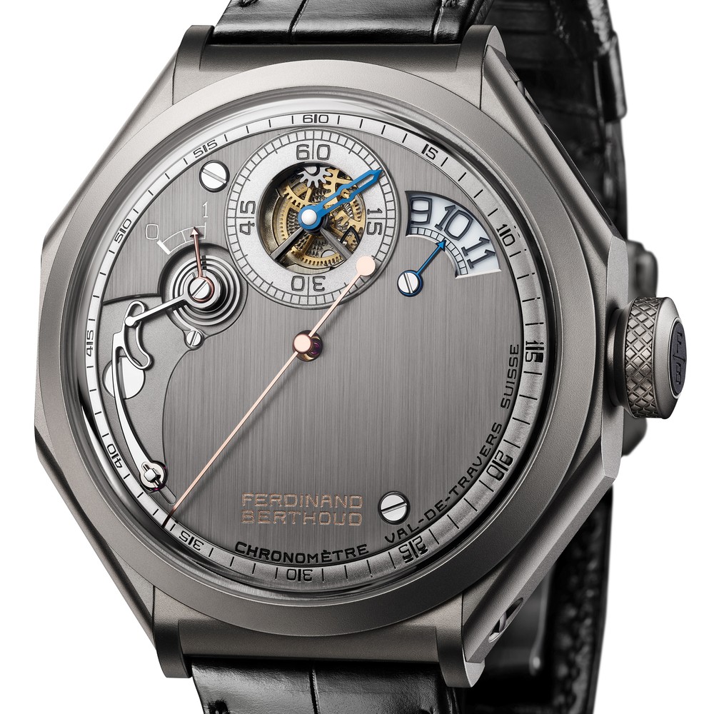 Chronométrie Ferdinand Berthoud Régulateur acier cémenté (GPHG 2019)