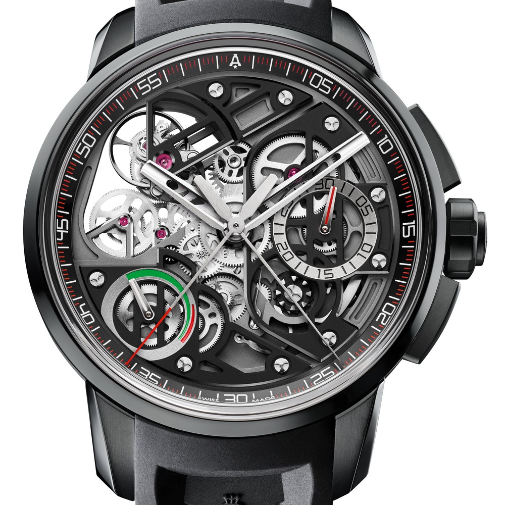 最終【現地購入】ANGELUS 2003 Angelus, U30 Black Tourbillon, Flyback and Split-second
