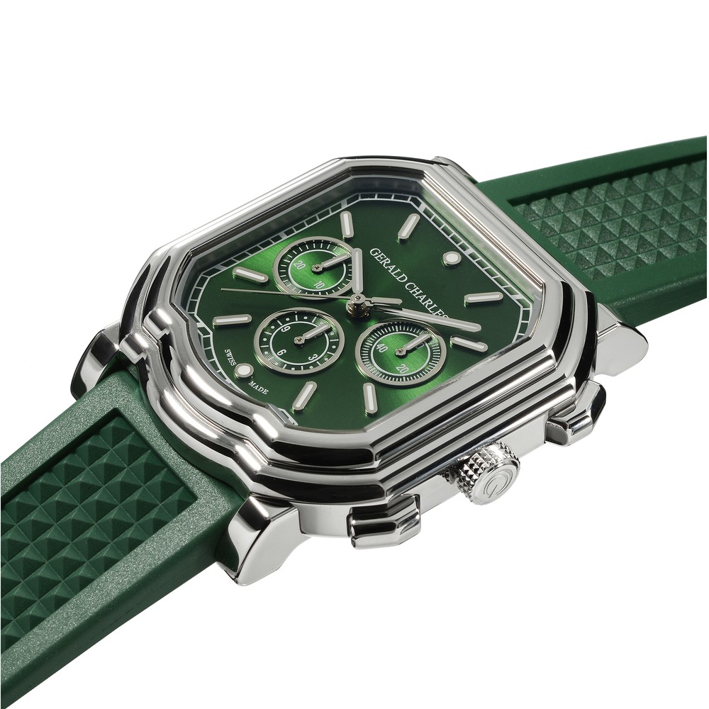 Gerald Charles, Maestro 3.0 chronograph green | GPHG