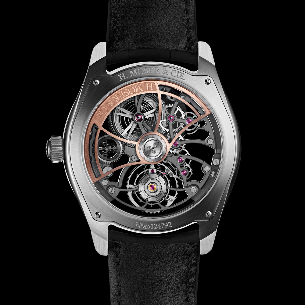 H. Moser & Cie, Pioneer Cylindrical Tourbillon Skeleton | GPHG