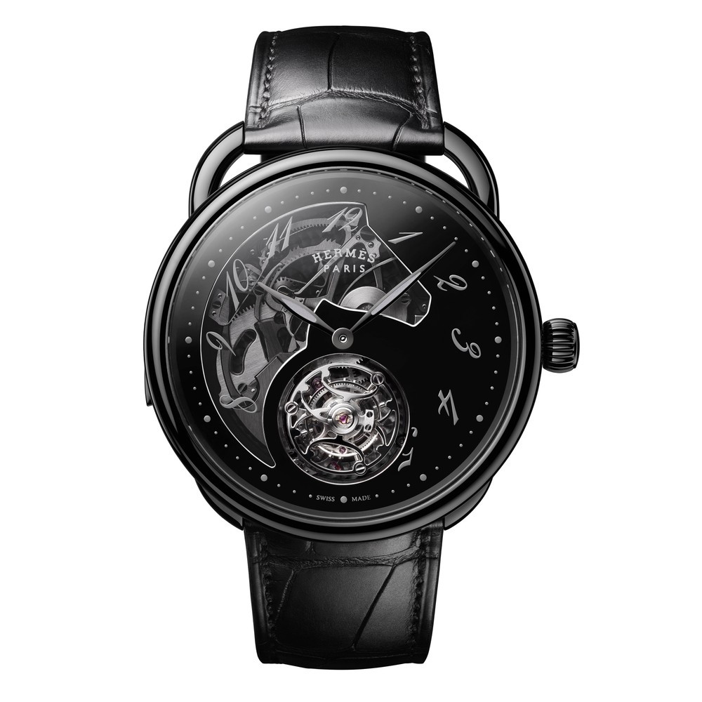 Hermès, Arceau Lift tourbillon répétition minutes so black | GPHG