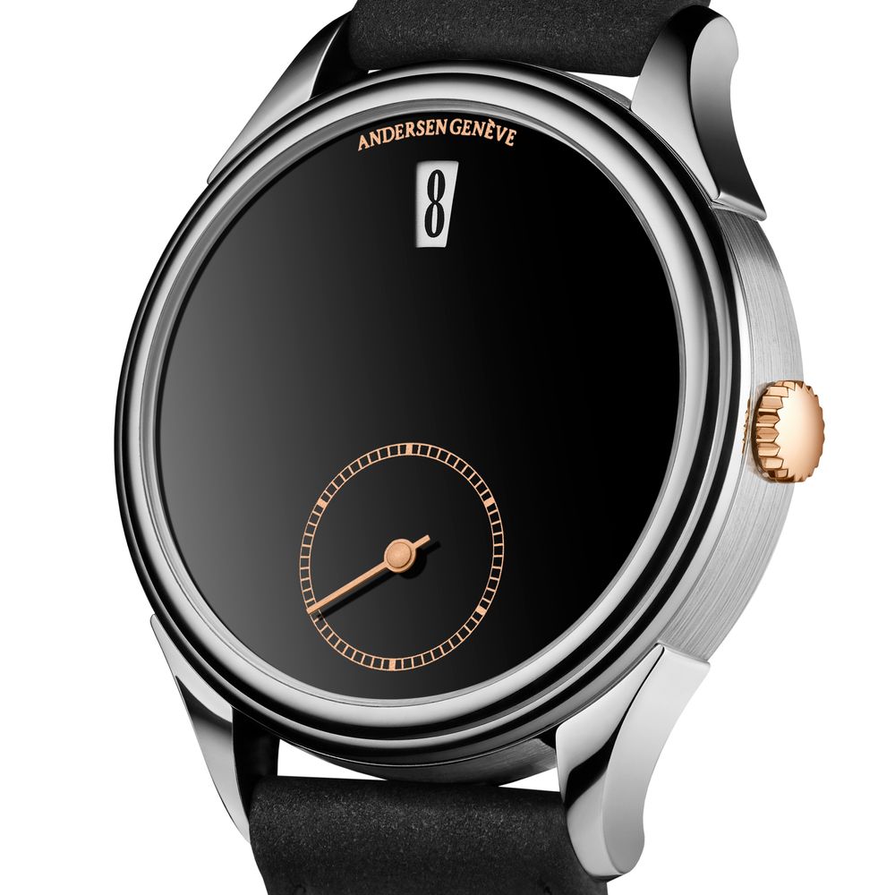 ANDERSEN Genève, Jumping Hours Black Jade Stone | GPHG