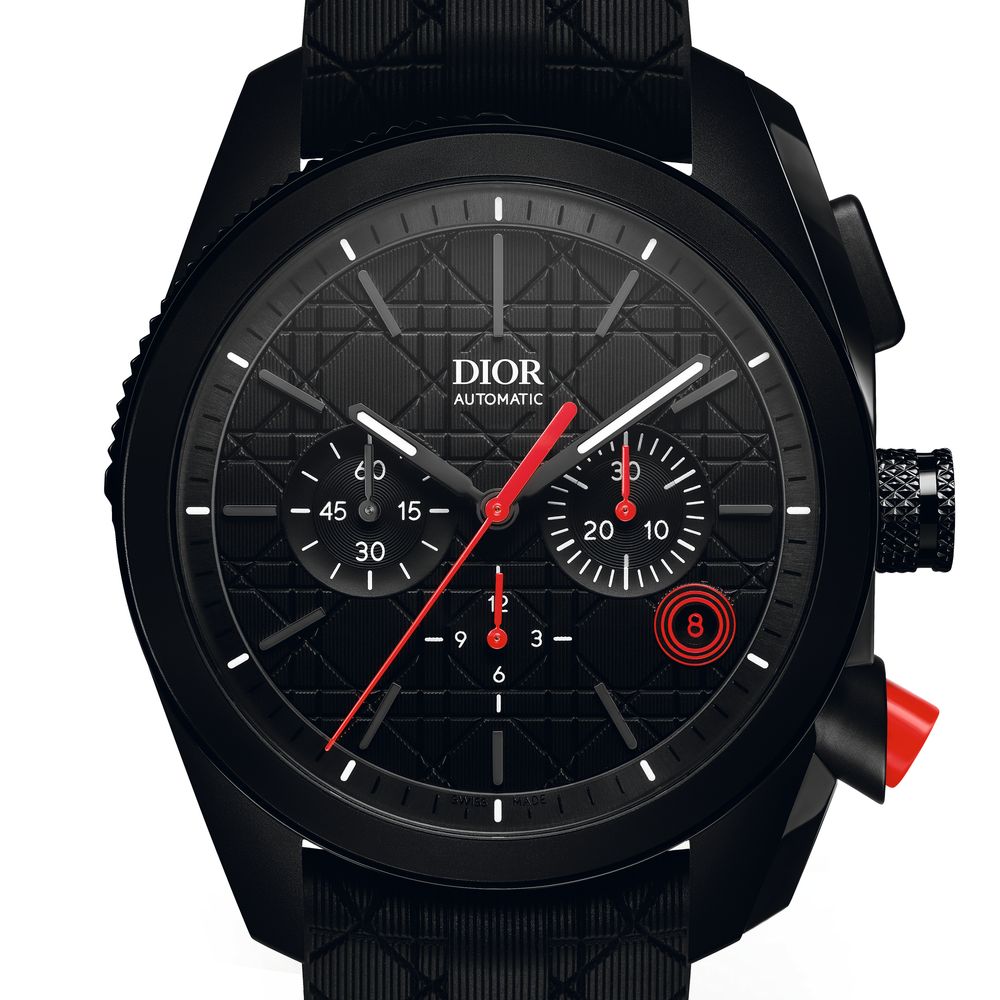 Dior Montres, Chiffre Rouge Black Ultramatte Chronograph | GPHG