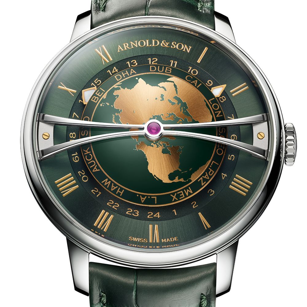 ARNOLD & SON Globetrotter 42 Steel (GPHG 2025)