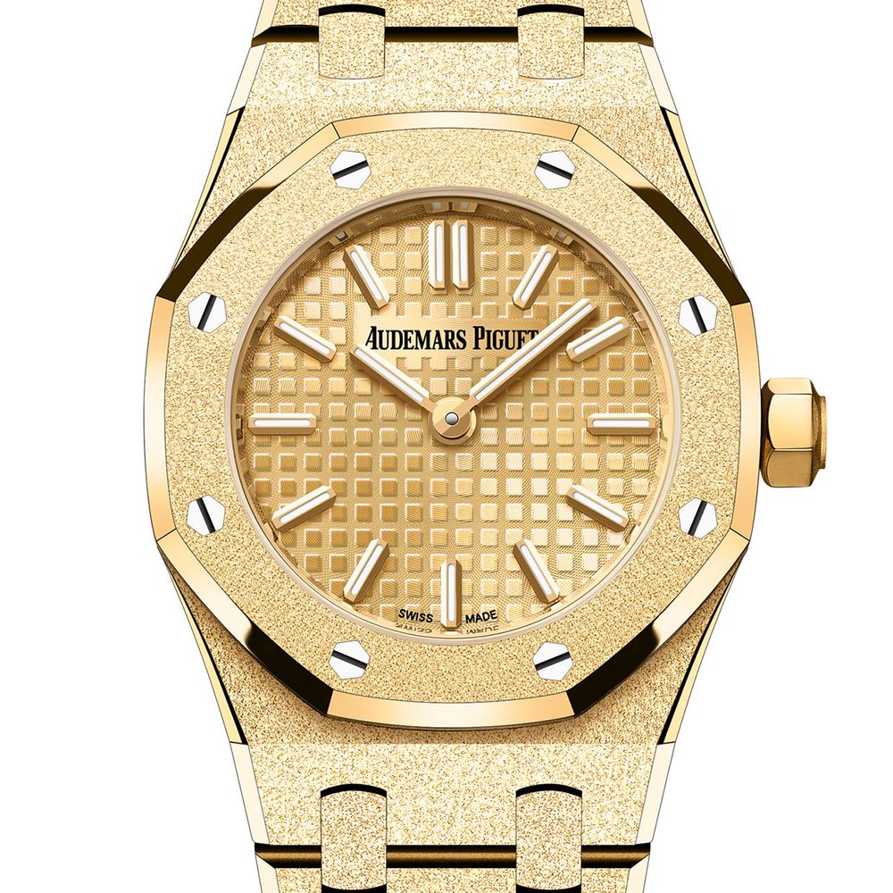 AUDEMARS PIGUET Royal Oak Mini Frosted Gold Quartz (GPHG 2025)