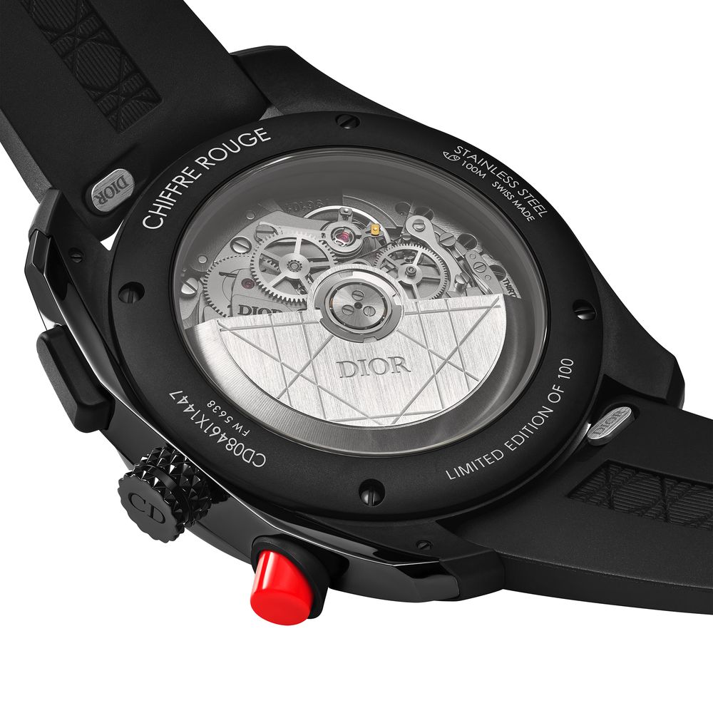DIOR MONTRES, Chiffre Rouge 41mm black Ultramatte chronograph | GPHG