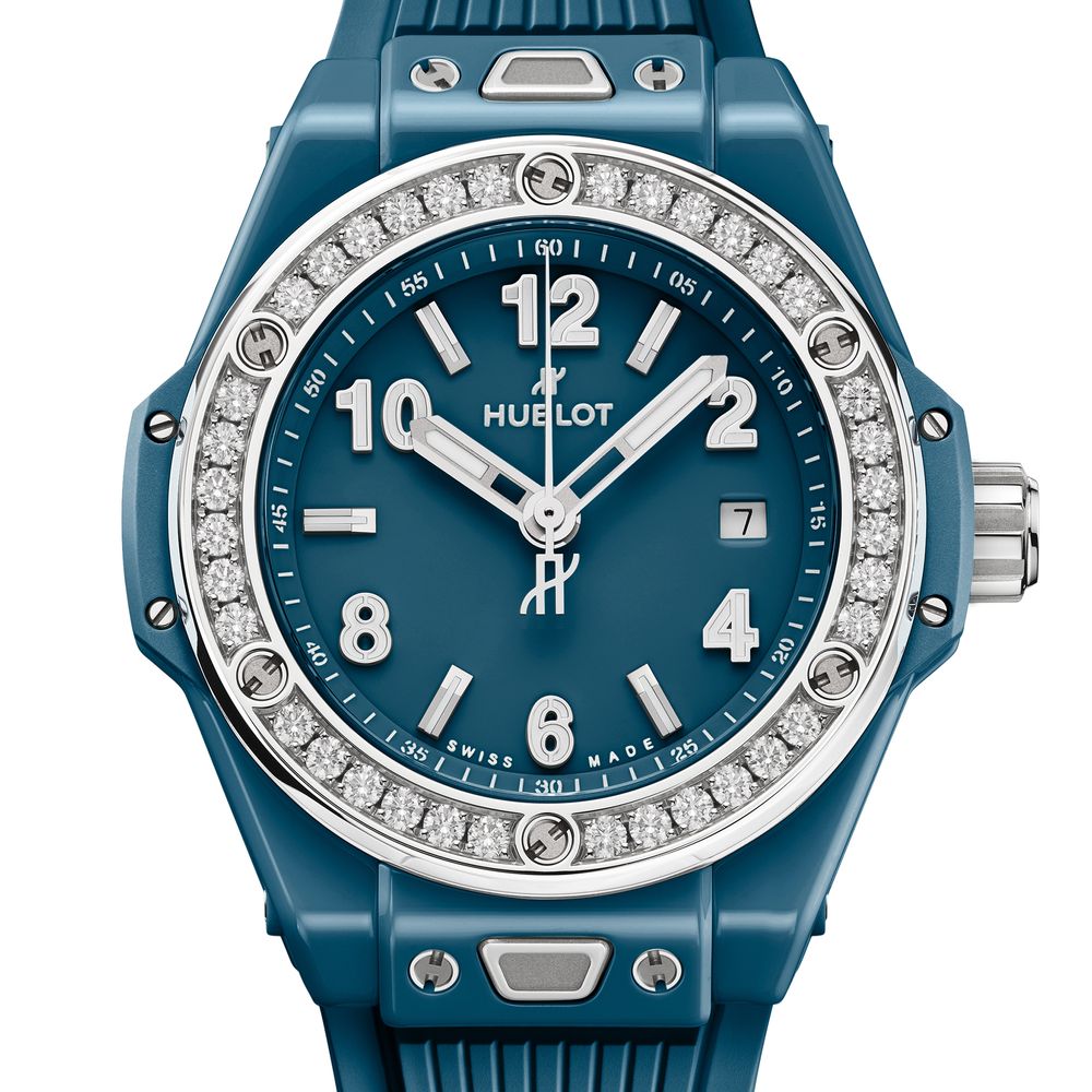 HUBLOT Big Bang One Click Petrol Blue Ceramic Diamonds (GPHG 2025)
