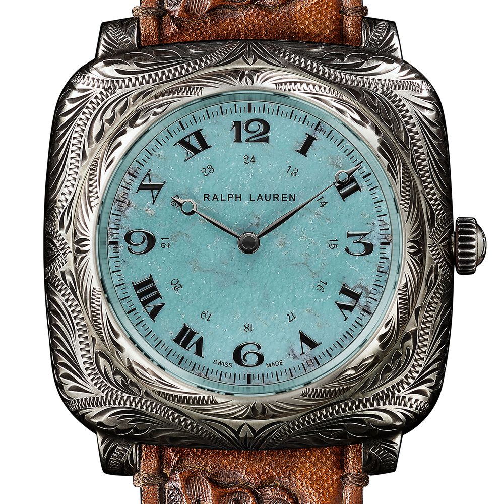 RALPH LAUREN, RL Western Cushion – Turquoise Gemstone Dial | GPHG