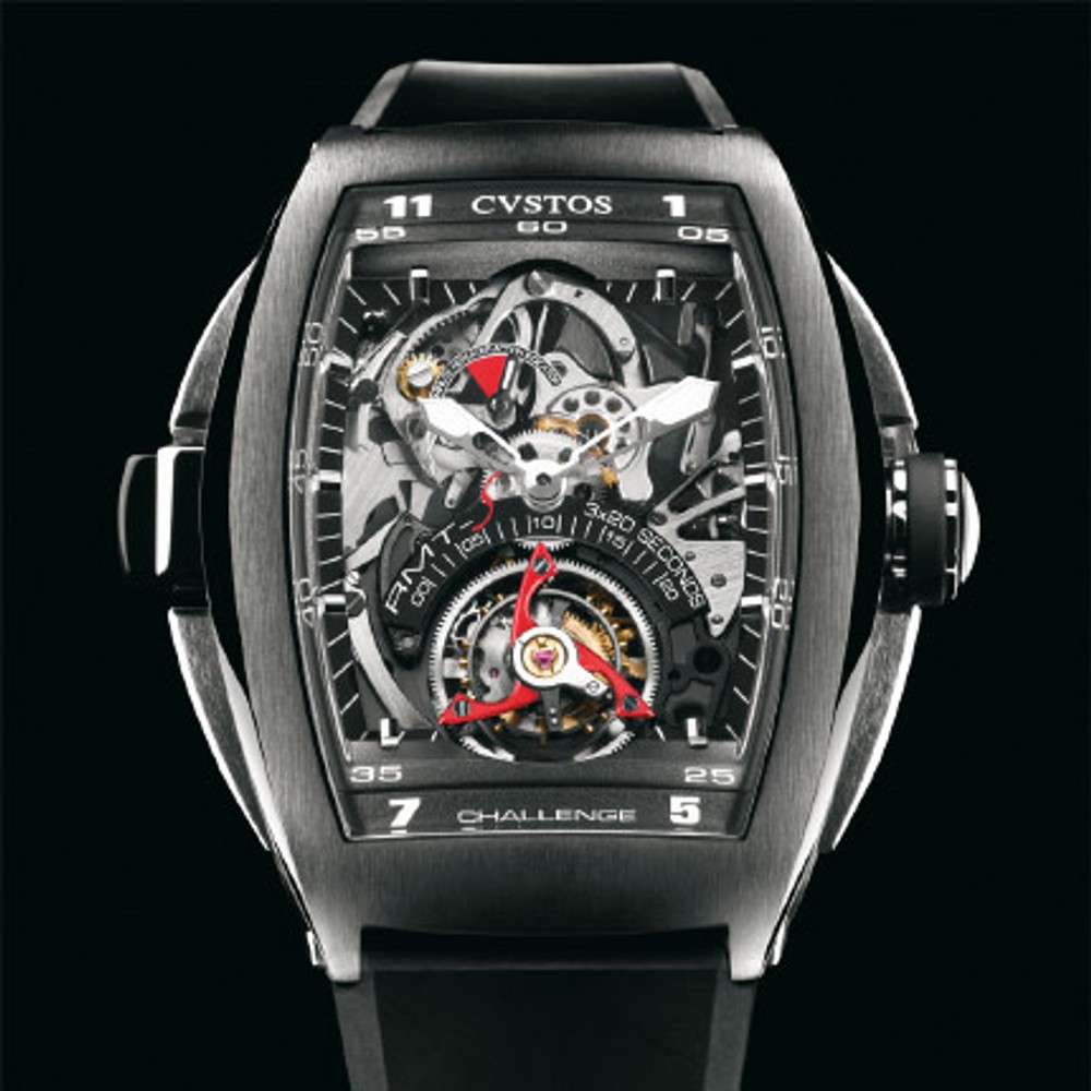 Cvstos Challenge Watch Koi Tourbillon | 54 mm, Stainless steel&Pink gold  Case, Painted Dial - 12-24.com