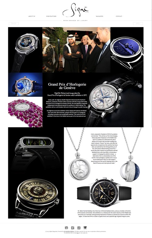 signemagazine.com - Grand Prix d’Horlogerie de Genève